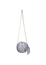 Charger l'image dans la galerie, Sac Ô Jacquard Bleu « Damas »