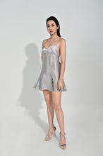 Charger l'image dans la galerie, Mini Robe Floriant Améthyste / Doré