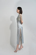 Charger l'image dans la galerie, Robe La Lagune Bleu / Doré