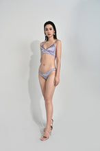 Charger l'image dans la galerie, Soutien-gorge triangle col de dentelle Lavande