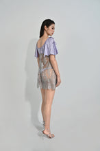 Charger l'image dans la galerie, Mini Rocaille Lavande / Argent Gris