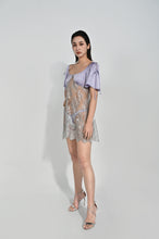 Charger l'image dans la galerie, Mini Rocaille Lavande / Argent Gris