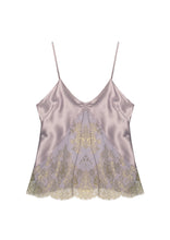 Charger l'image dans la galerie, Camisole Hermès Améthyste / Doré