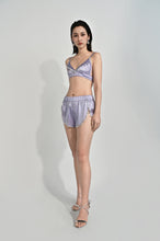 Charger l'image dans la galerie, Shorty Barcarolle en soie Lavande
